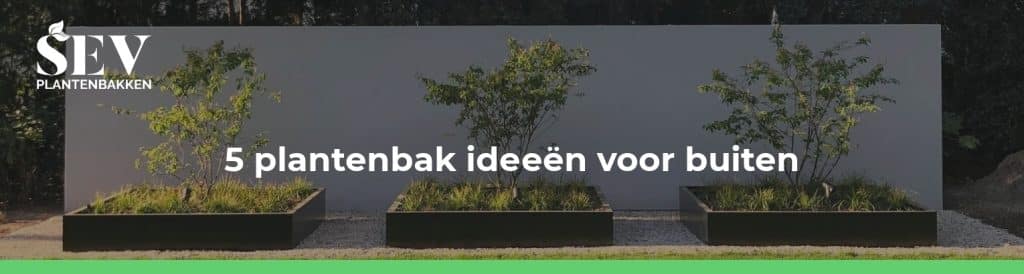 5 plantenbak ideeën voor buiten