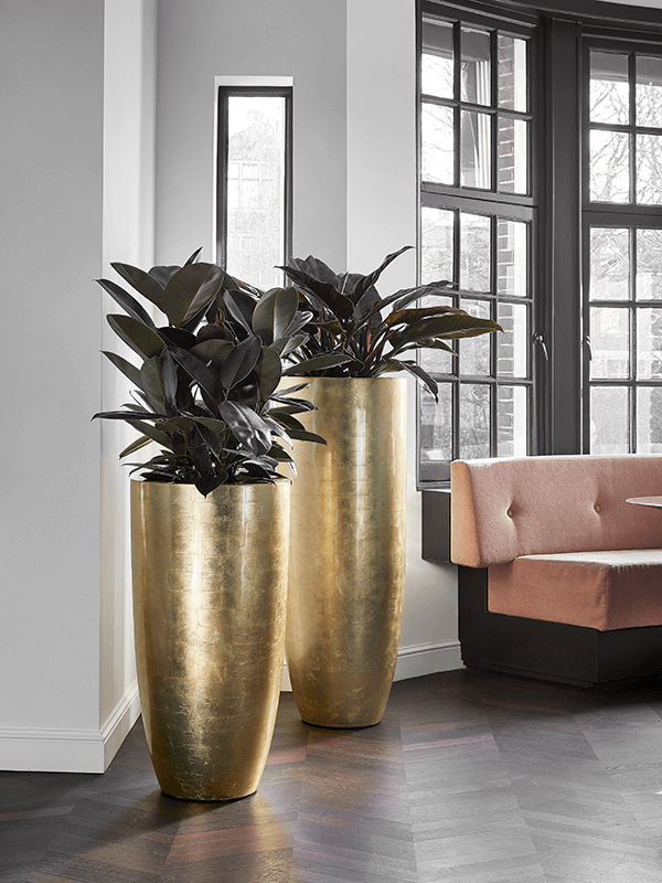 SEV Baq Metallic Silver leaf Siervaas - Glossy Gold