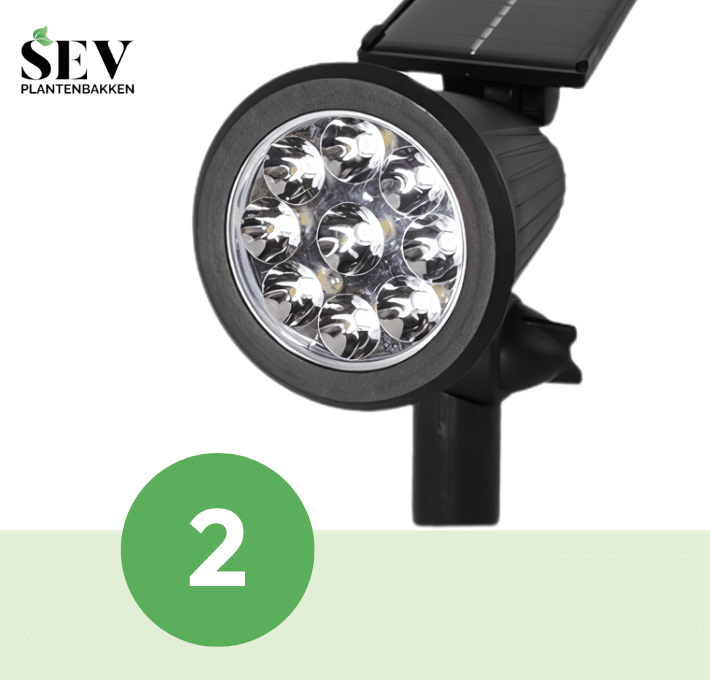 SEV Solar Verlichting 9-LED Warm