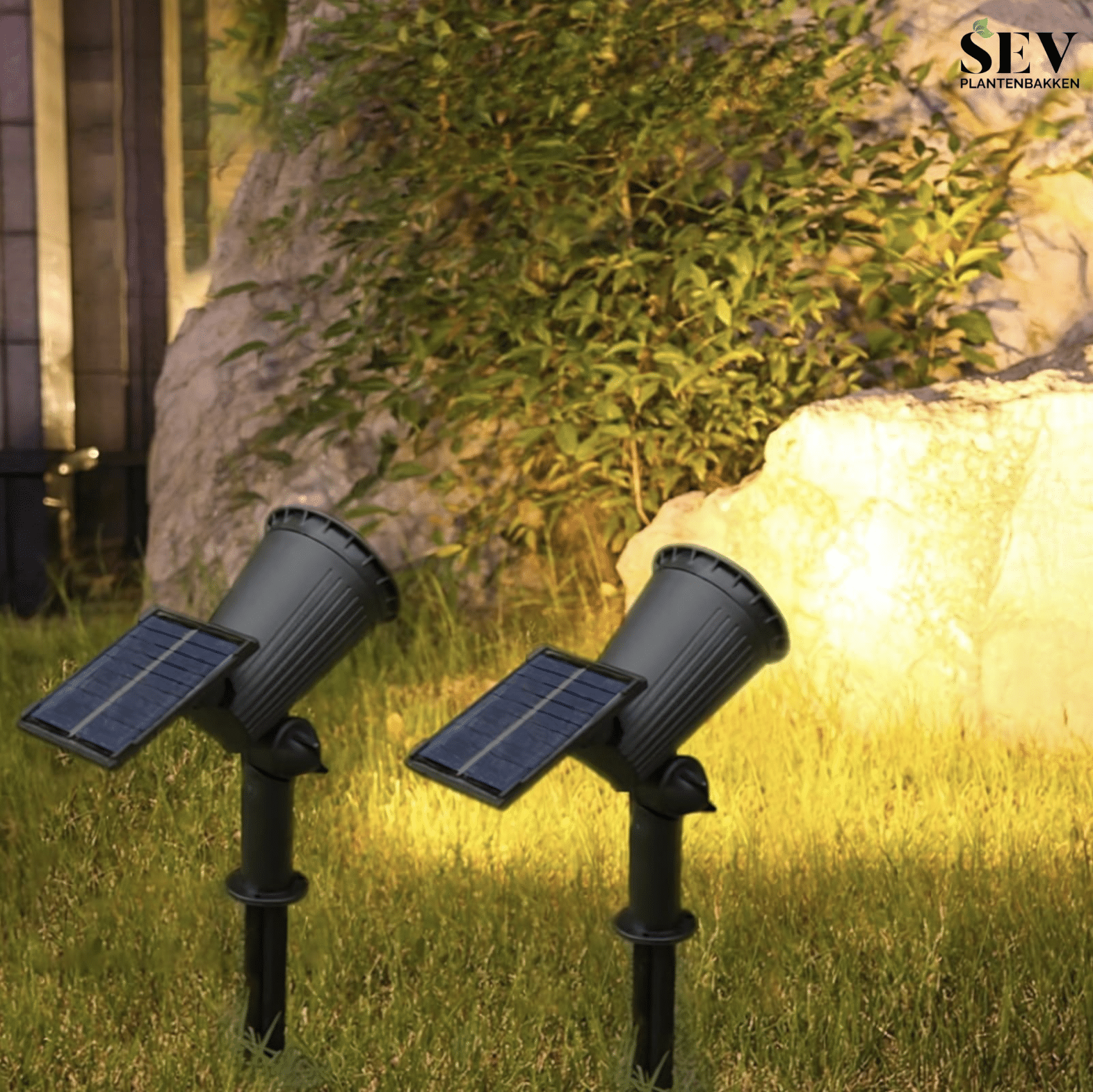 SEV Solar Verlichting 9-LED Warm