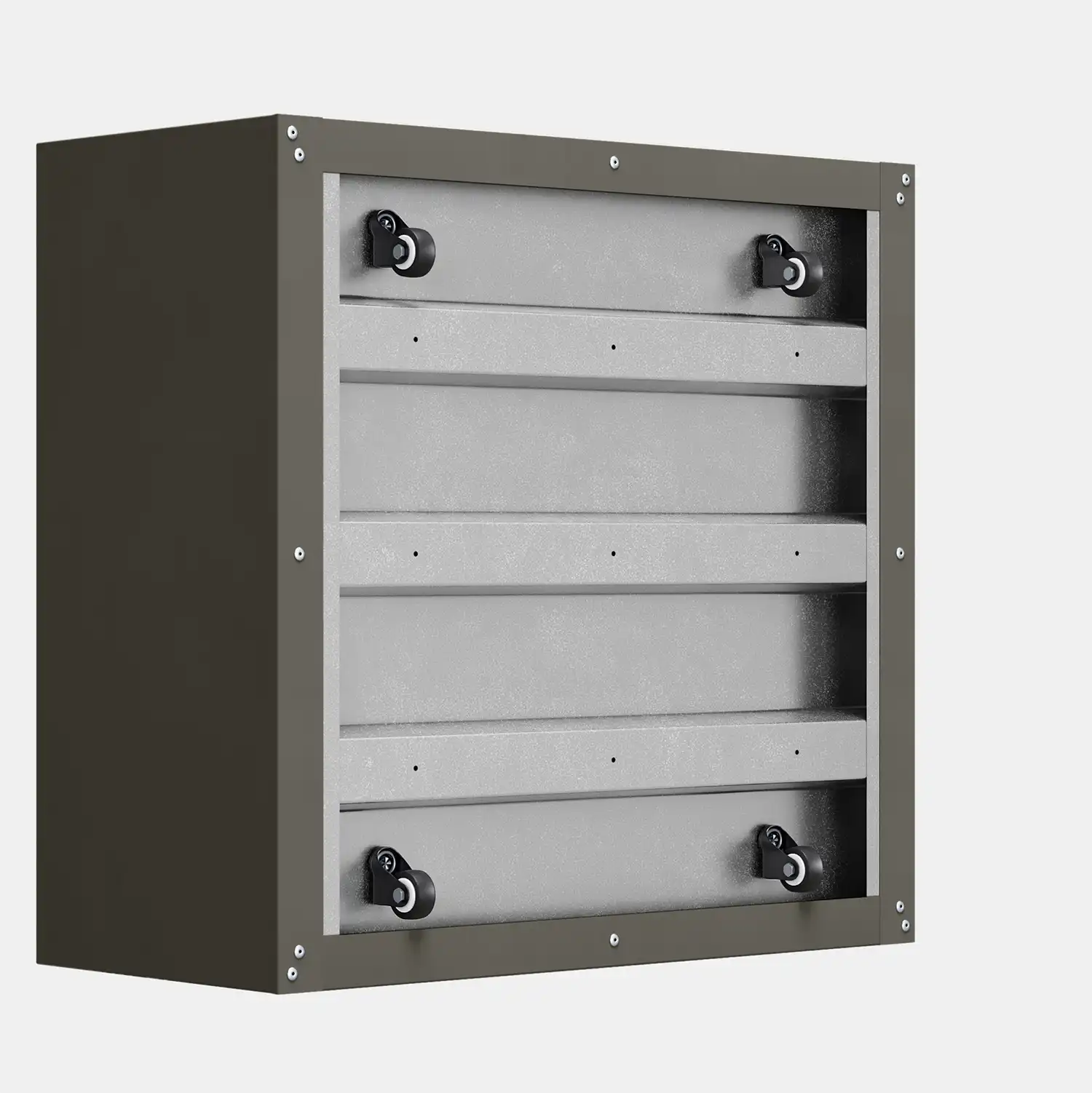 SEV Plantenbak op wielen 80x80x40