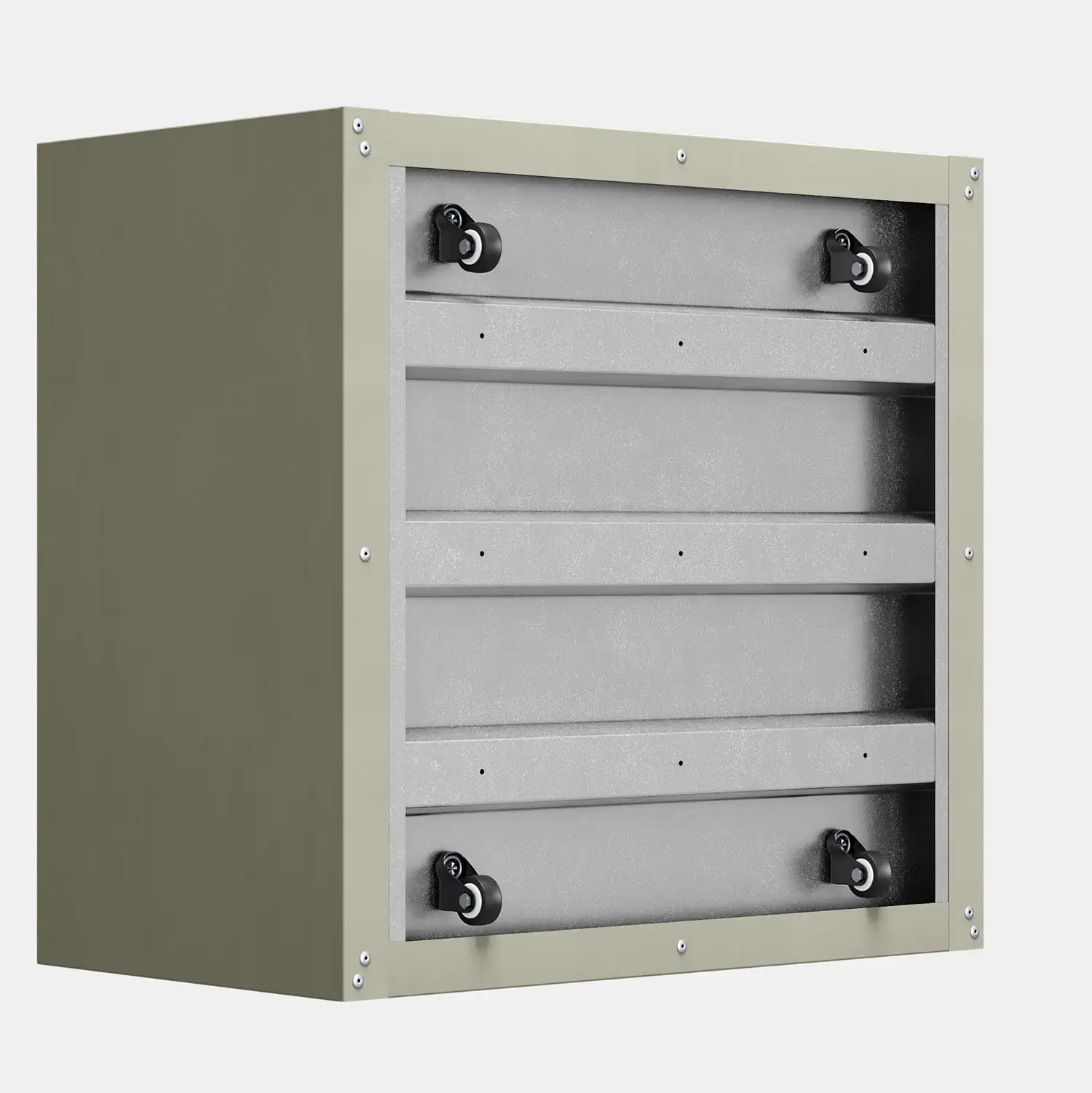 SEV Plantenbak op wielen 80x80x50