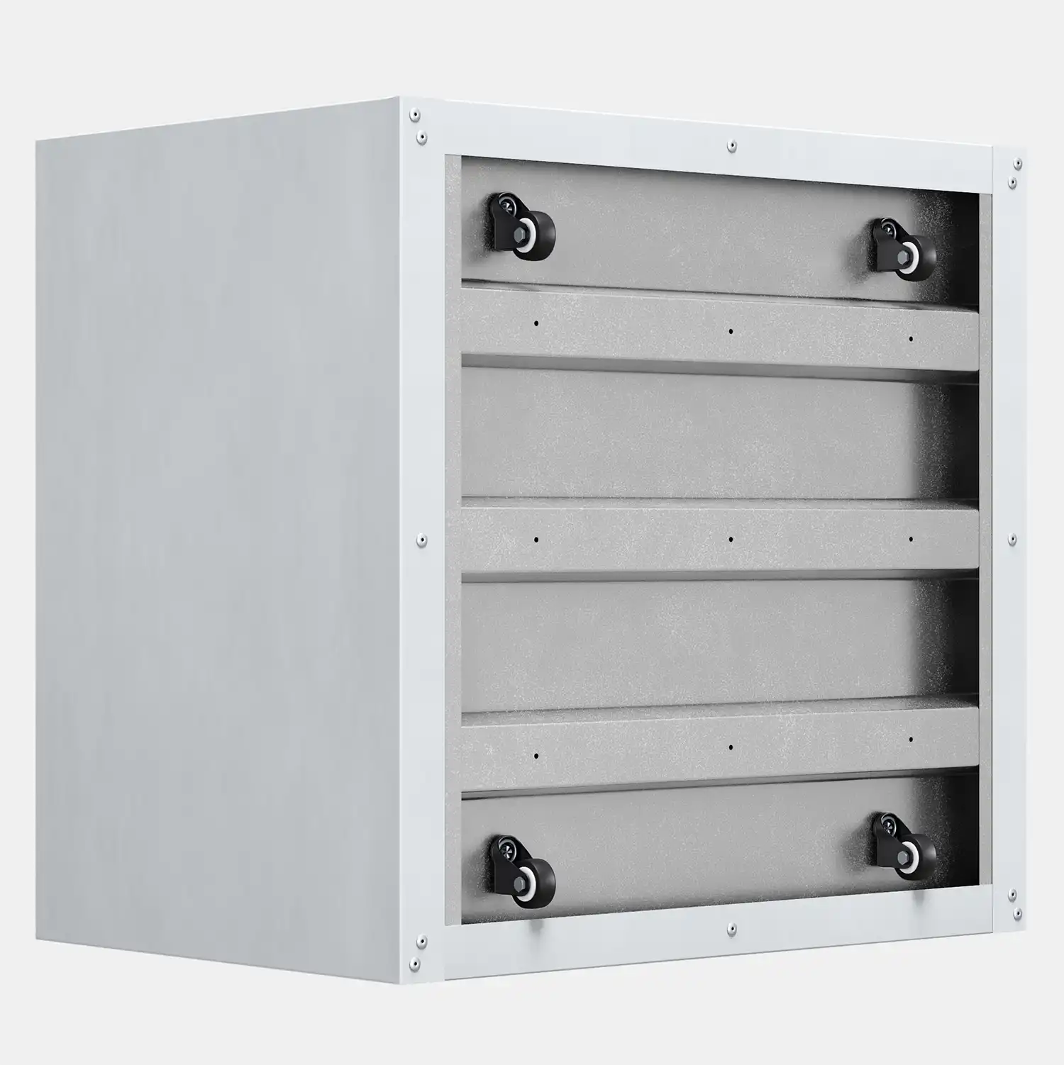 SEV Plantenbak op wielen 80x80x60