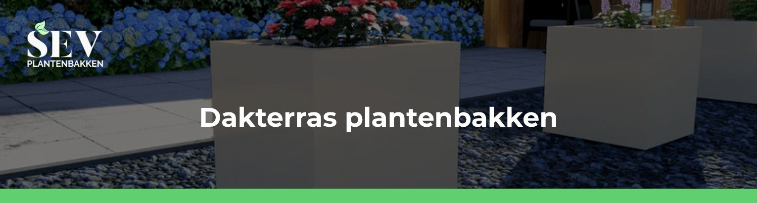 dakterras plantenbakken