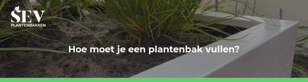 bloembak vullen