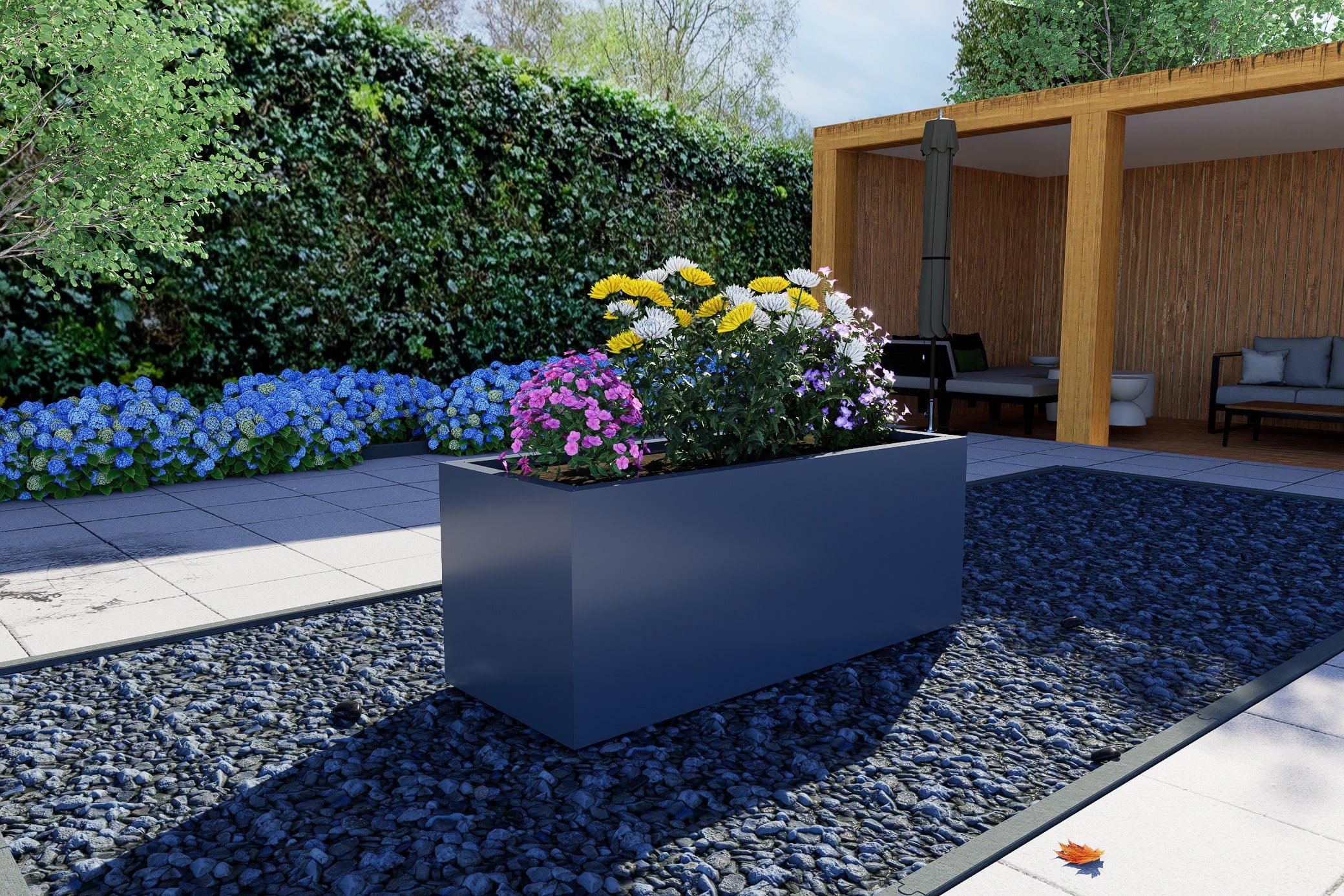 plantenbakken 150 cm lang