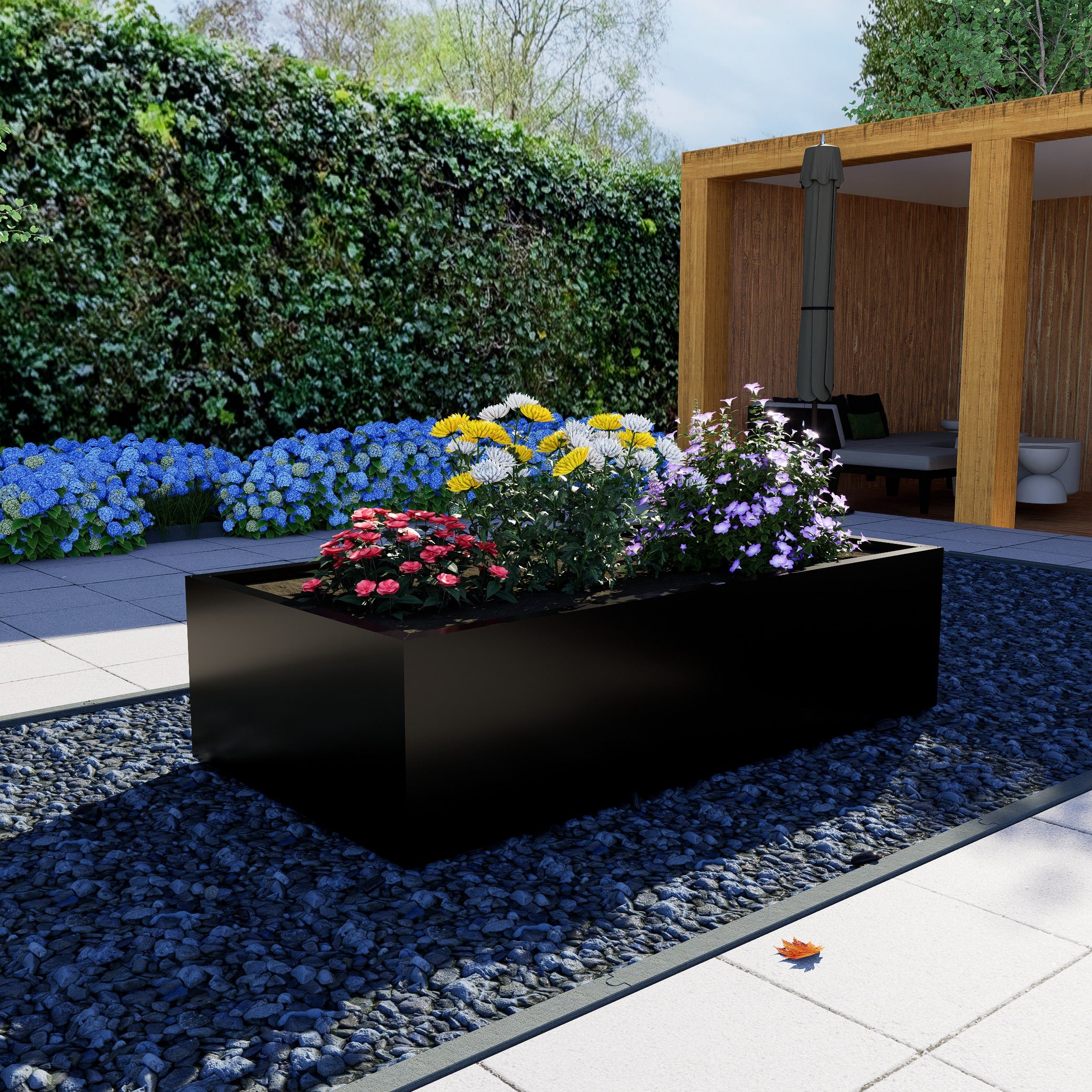 plantenbakken 200 cm lang