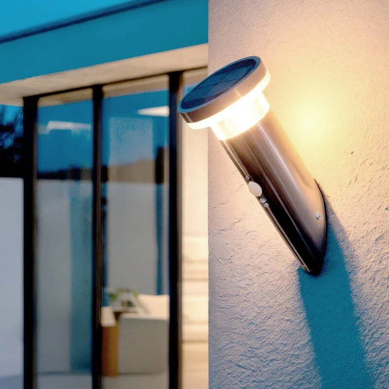 Wandlamp Outdoor Solar LED 1,5W Aluminium met Bewegingssensor Basil
