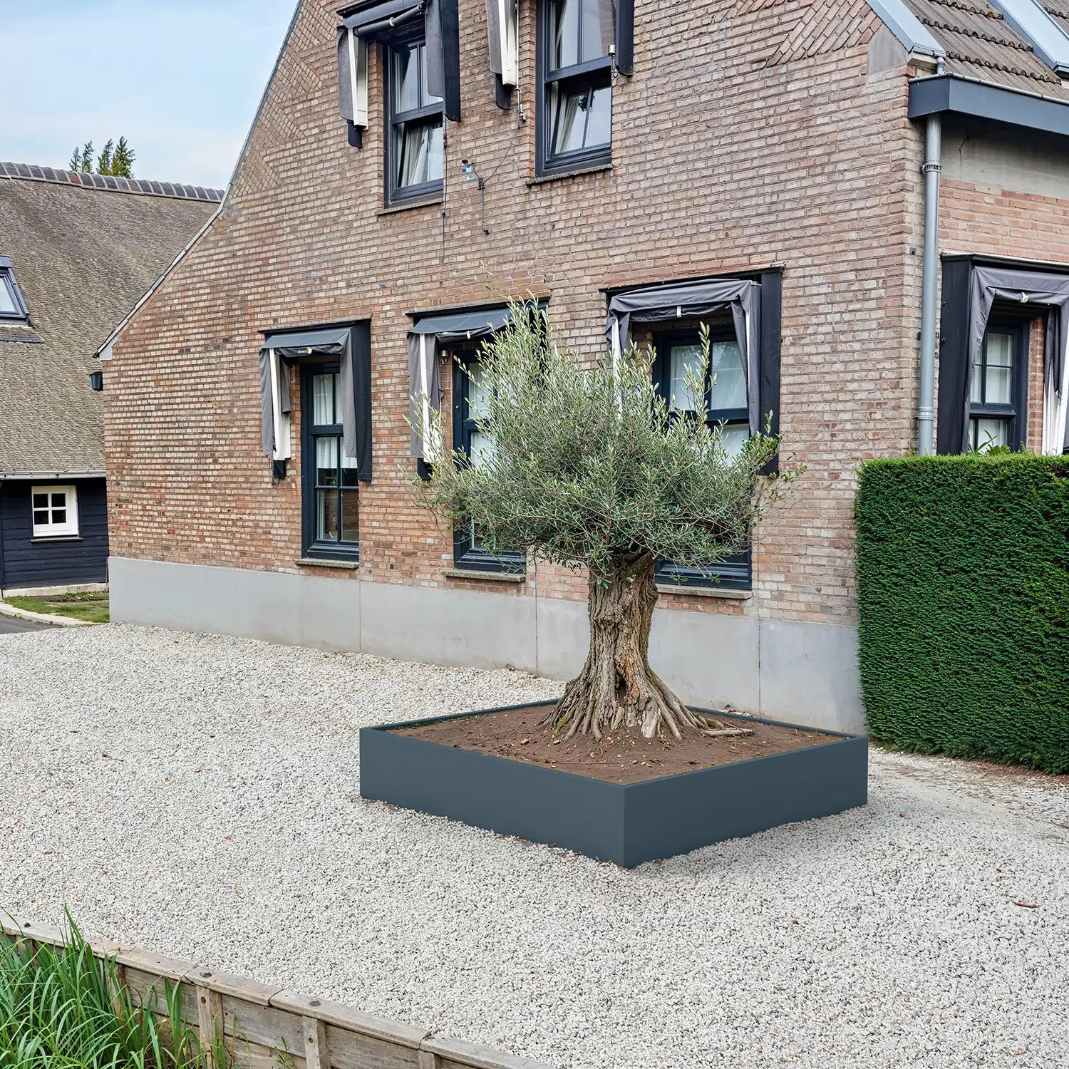 SEV Plantenbak 200x200x40 antraciet