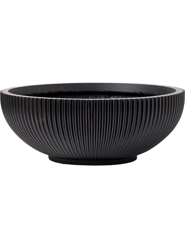 Capi Nature Groove Plantenbak - Schaal Intens Zwart