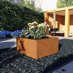 SEV Plantenbak 100x100x50 Cortenstaal