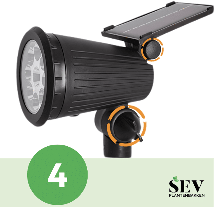 SEV Solar Verlichting 9-LED Warm