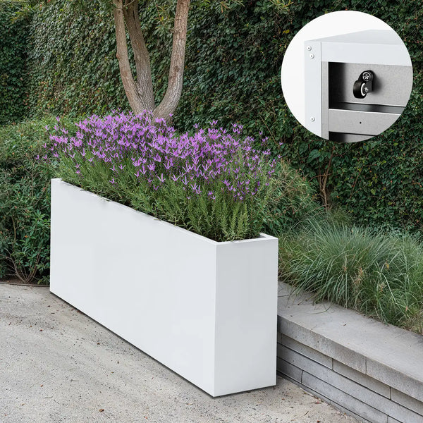 SEV Plantenbak op wielen 200x40x80