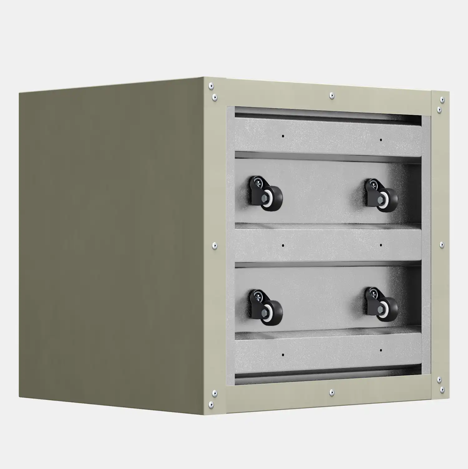 SEV Plantenbak op wielen 60x60x60