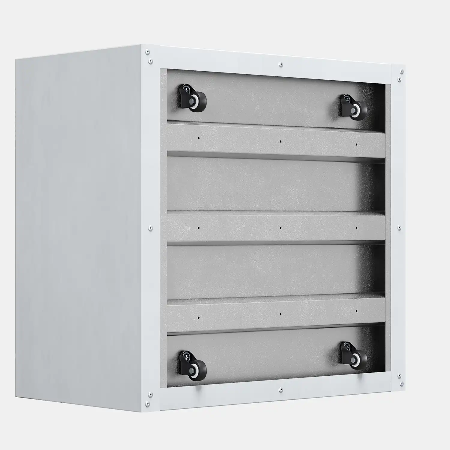 SEV Plantenbak op wielen 80x80x50