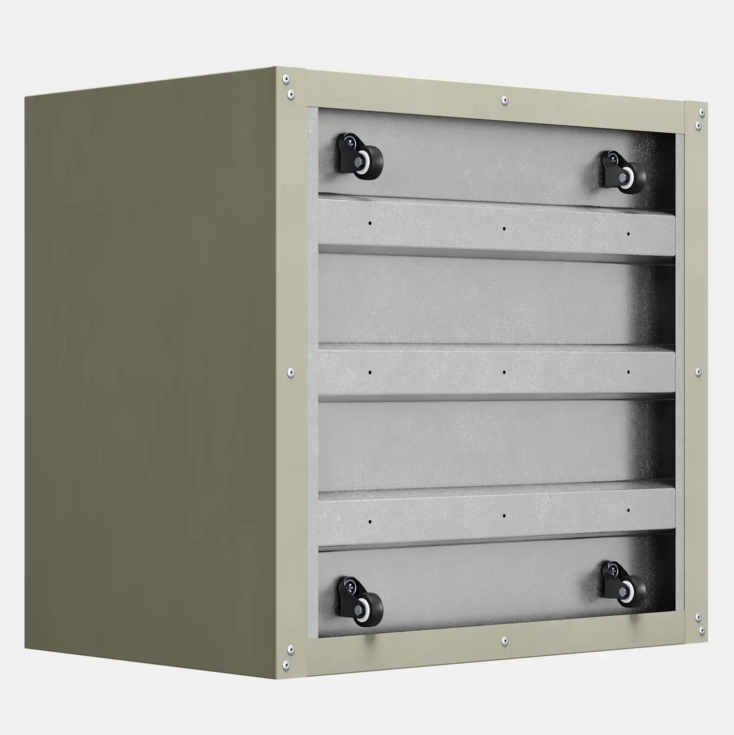 SEV Plantenbak op wielen 80x80x60