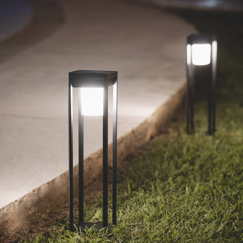 Baken Solar LED Outdoor Aluminium met Bewegingssensor Devah - Tuinpadverlichting 40cm