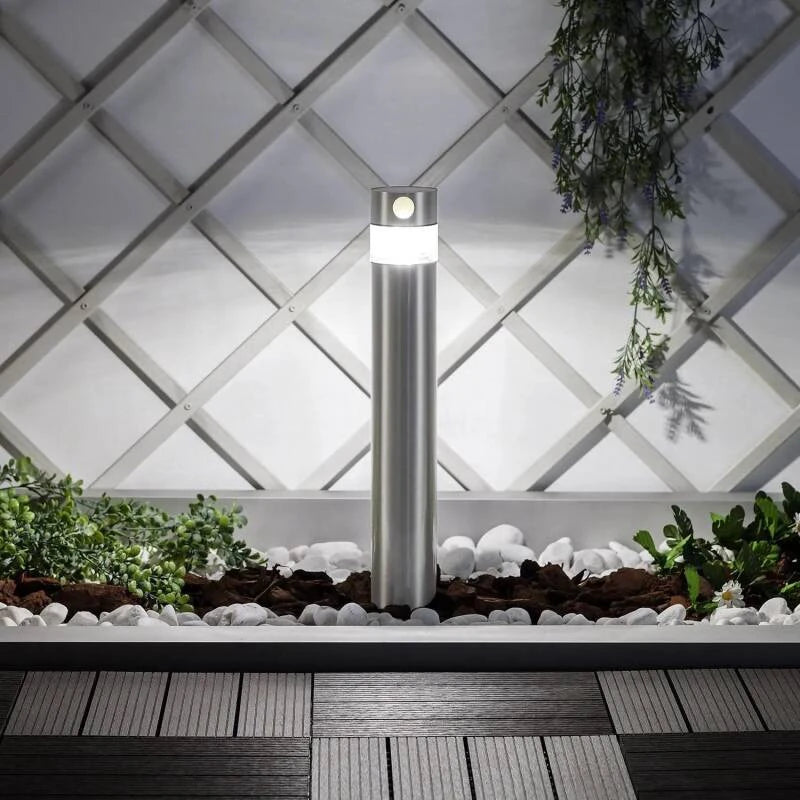 LED Buitenlamp Solar 1.5W 50cm Inti Inox met Bewegingsdetector