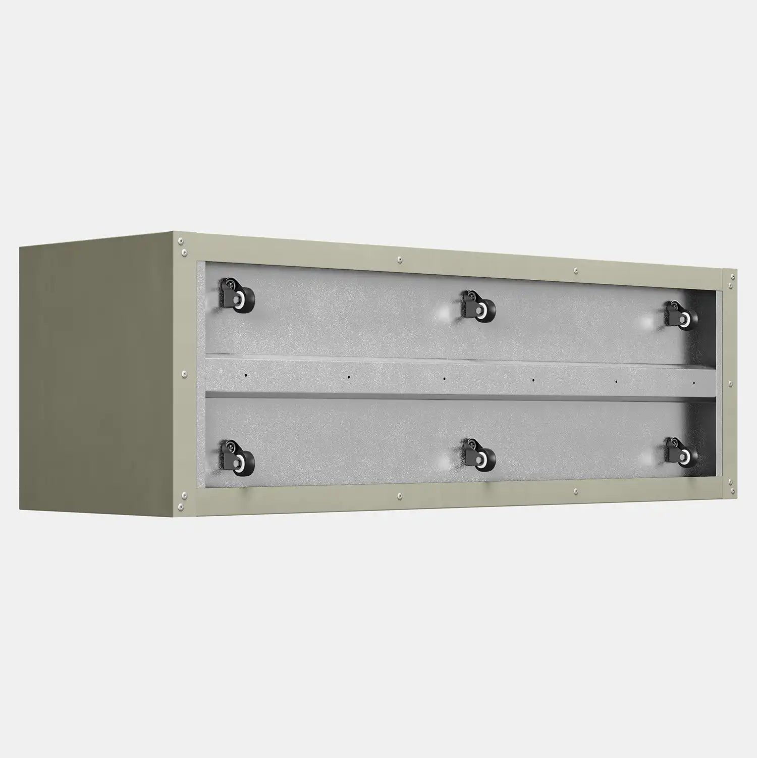 SEV Plantenbak op wielen 150x50x50 - Beige - wielen