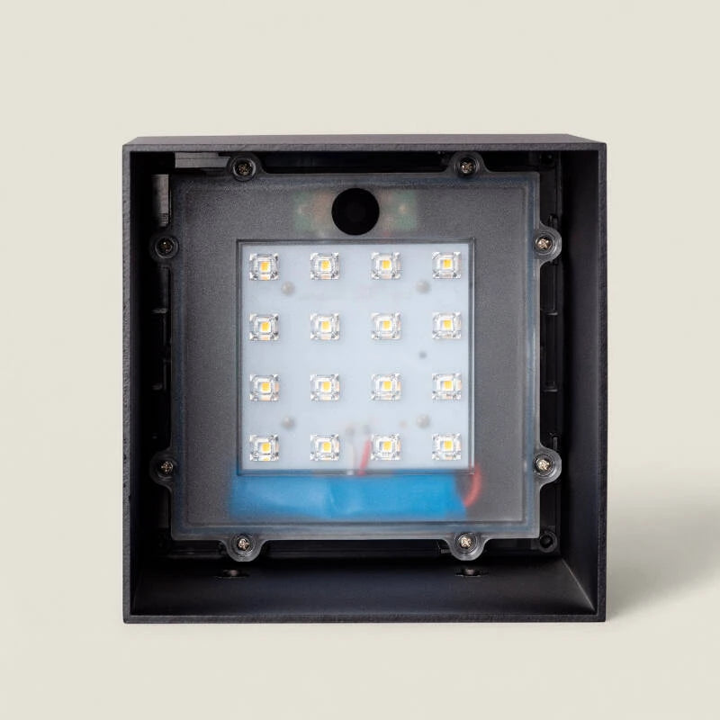 Wandlamp Eros Zonne-energie LED IP65 Radar Bewegingsdetector